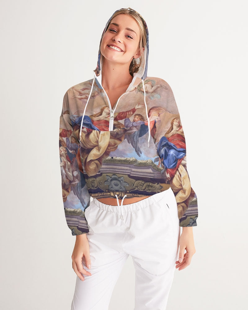 Art of Lust Women's Cropped Windbreaker