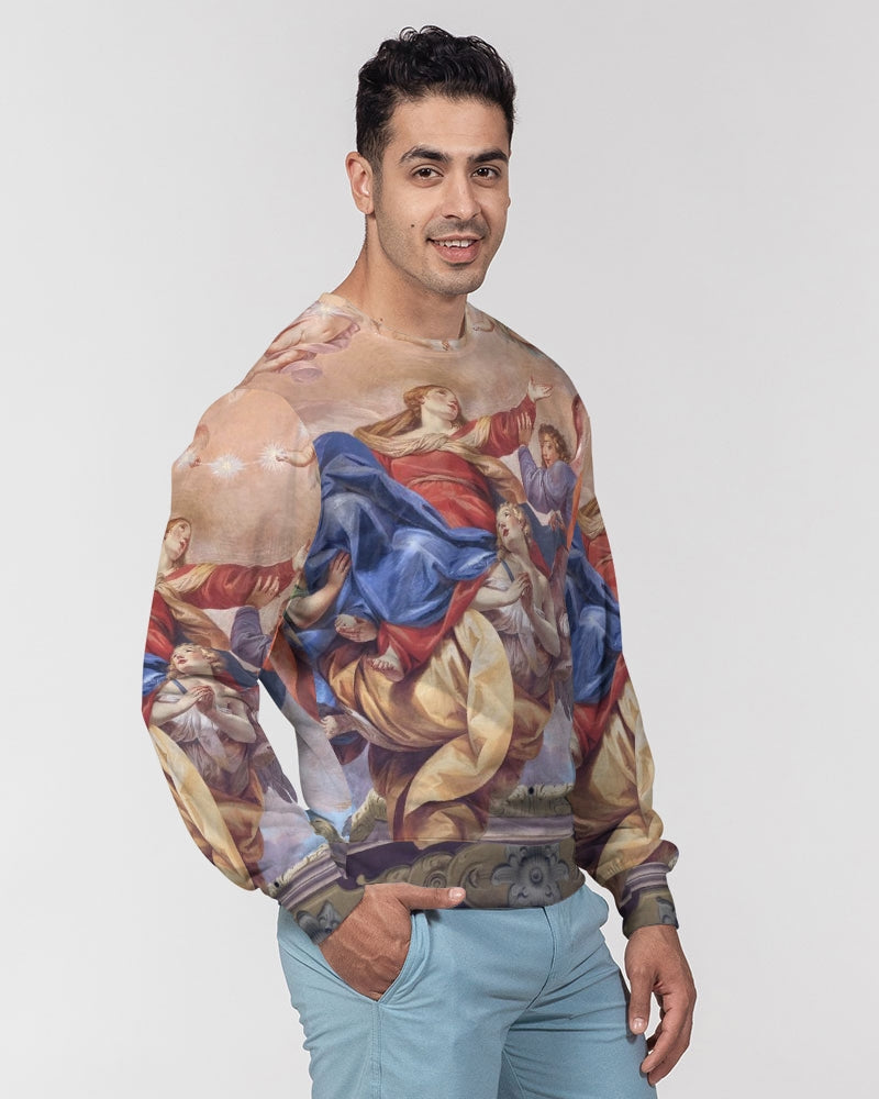 Art of Lust Men's Classic French Terry Crewneck Pullover