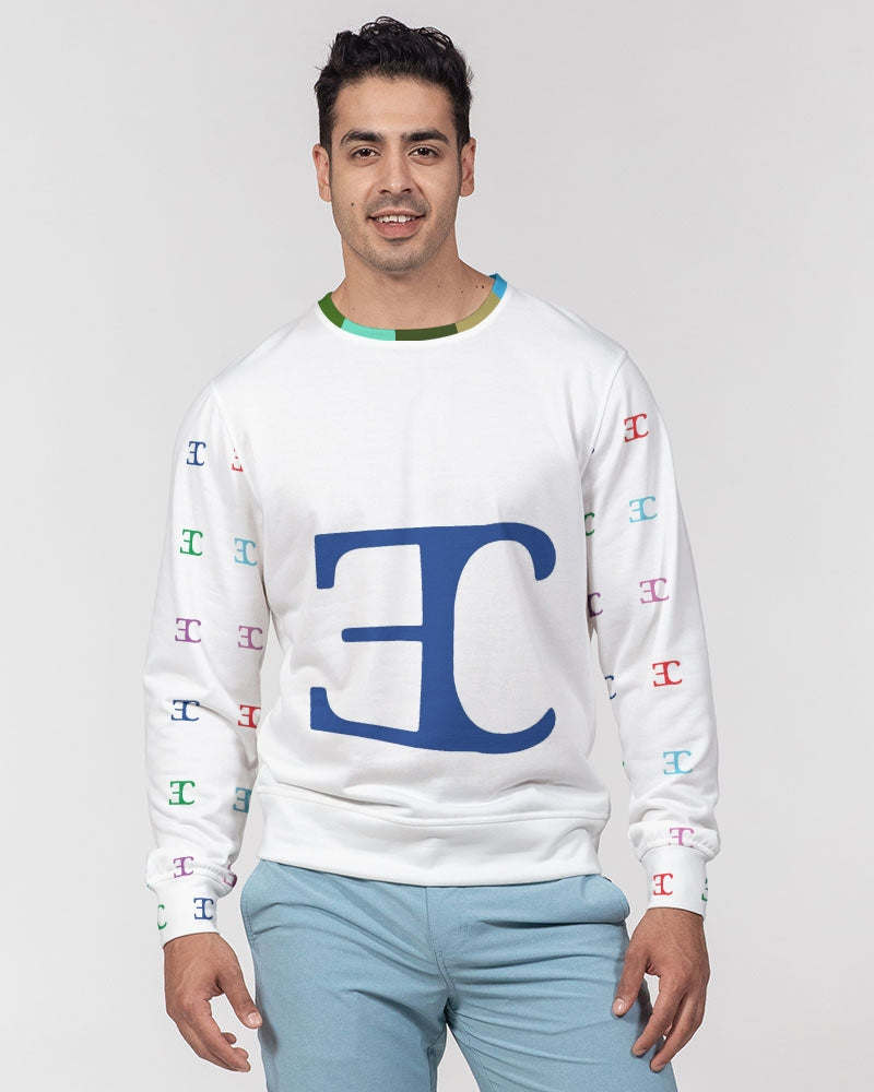 sleeve Men's Classic French Terry Crewneck Pullover