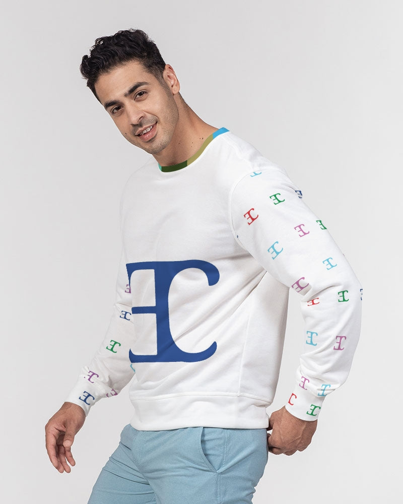 sleeve Men's Classic French Terry Crewneck Pullover