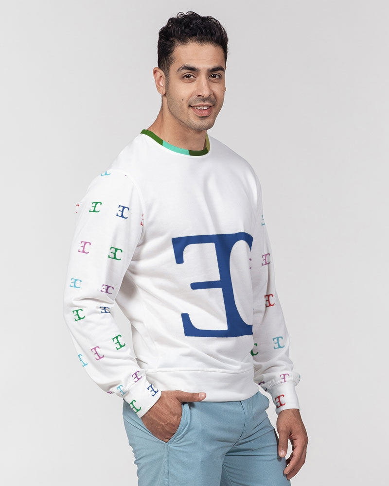 sleeve Men's Classic French Terry Crewneck Pullover