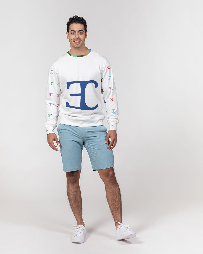 sleeve Men's Classic French Terry Crewneck Pullover