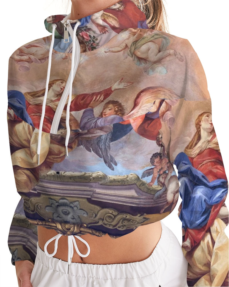 Art of Lust Women's Cropped Windbreaker