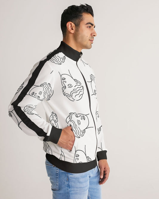 Order In The Court Men's Stripe-Sleeve Track Jacket