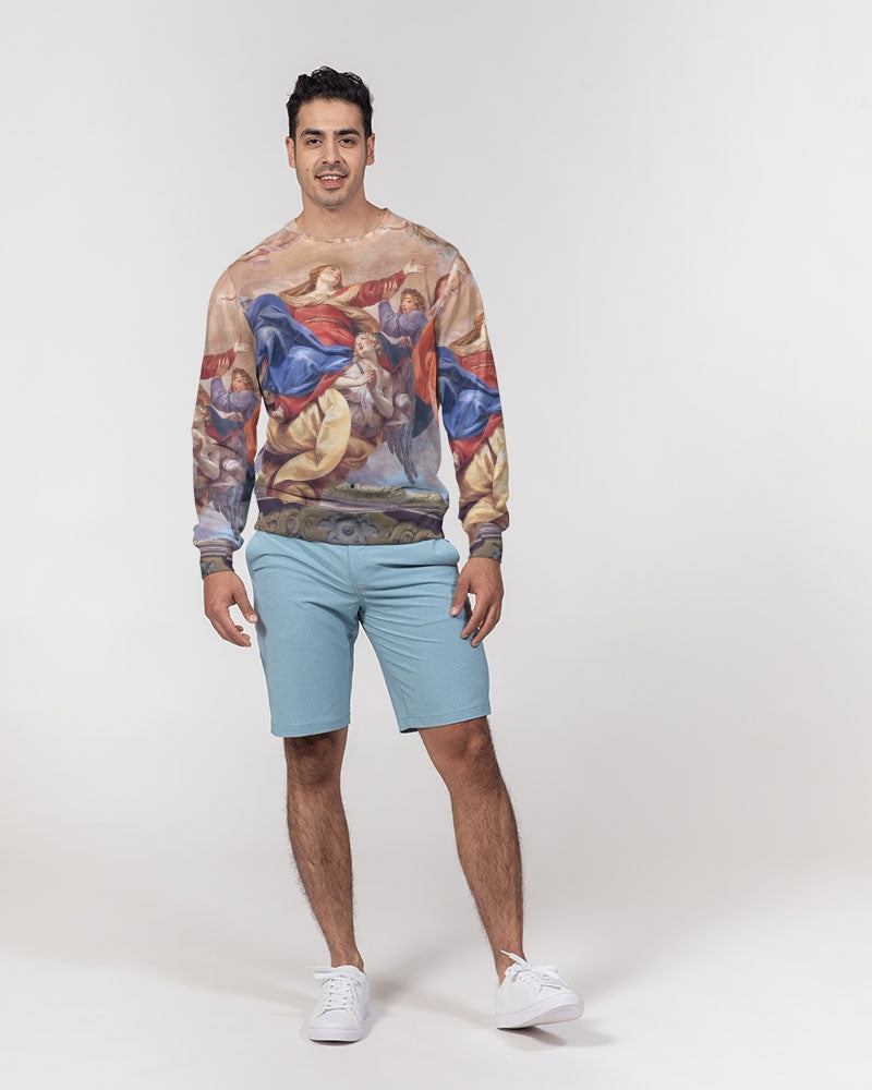 Art of Lust Men's Classic French Terry Crewneck Pullover