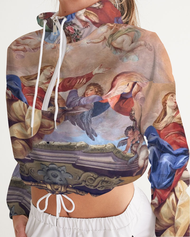 Art of Lust Women's Cropped Windbreaker