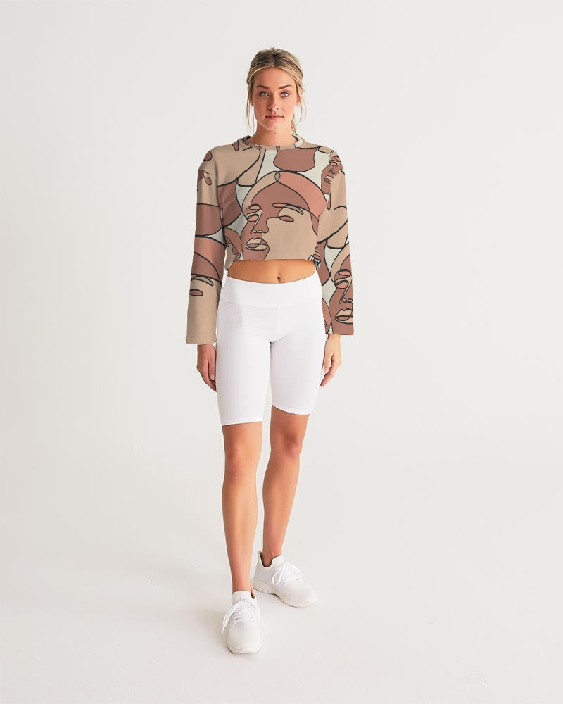 Facies Women's Cropped Sweatshirt