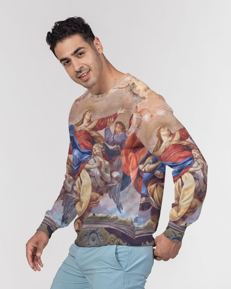 Art of Lust Men's Classic French Terry Crewneck Pullover