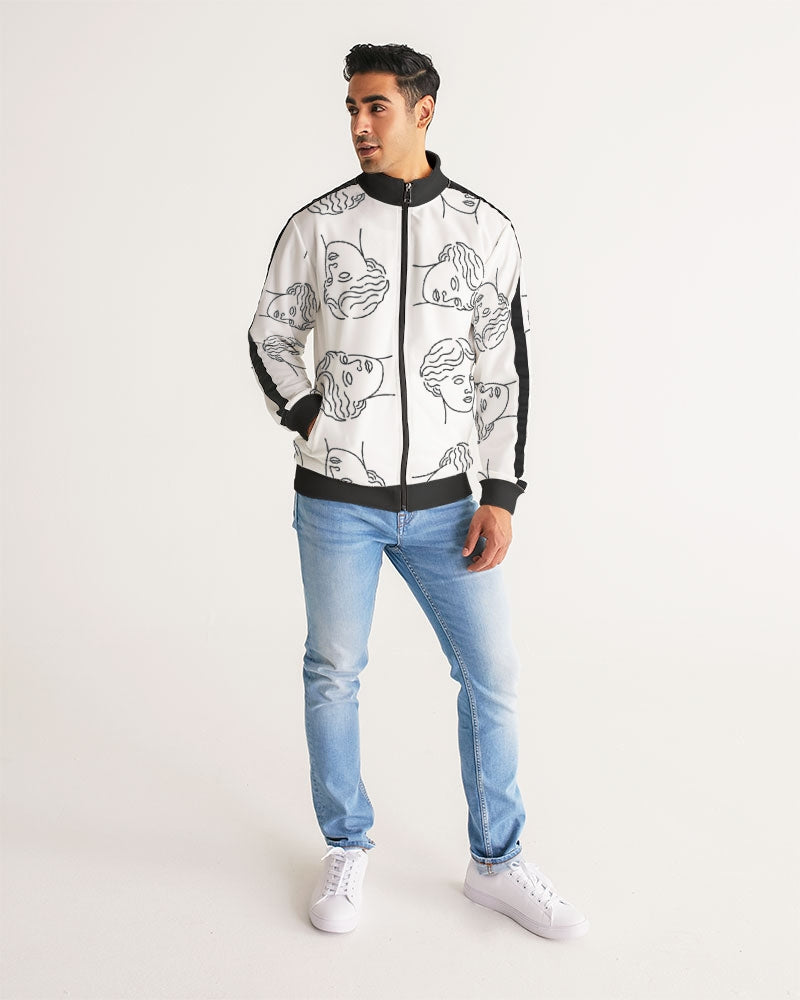 Order In The Court Men's Stripe-Sleeve Track Jacket