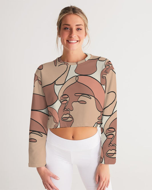 Facies Women's Cropped Sweatshirt